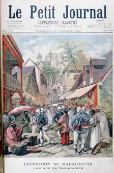 Tananarive (Antananarivo), capital of Madagascar, 1895. Creator: F Meaulle
