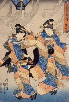 Tanabata Festival Dance, 1830s. Creator: Utagawa Kunisada