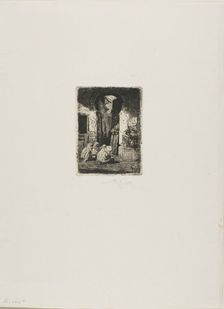 Tanger, Arabes Assis, n.d. Creator: Mariano Jose Maria Bernardo Fortuny y Carbo
