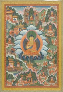 Tangka, late 18th century. Creator: Unknown