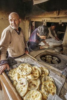 Tandoor bakery, Leh, Ladakh, India, 2023. Creator: Peter Thompson