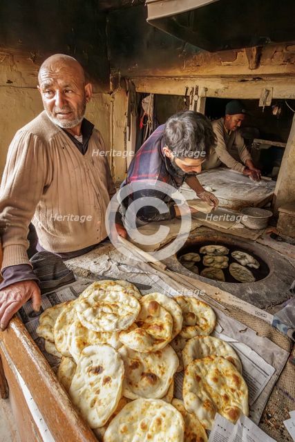 Tandoor bakery, Leh, Ladakh, India, 2023. Creator: Peter Thompson.