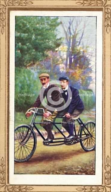 'Tandem of the '90s', 1939. Artist: Unknown.