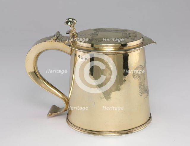 Tankard, 1665. Creator: Unknown.