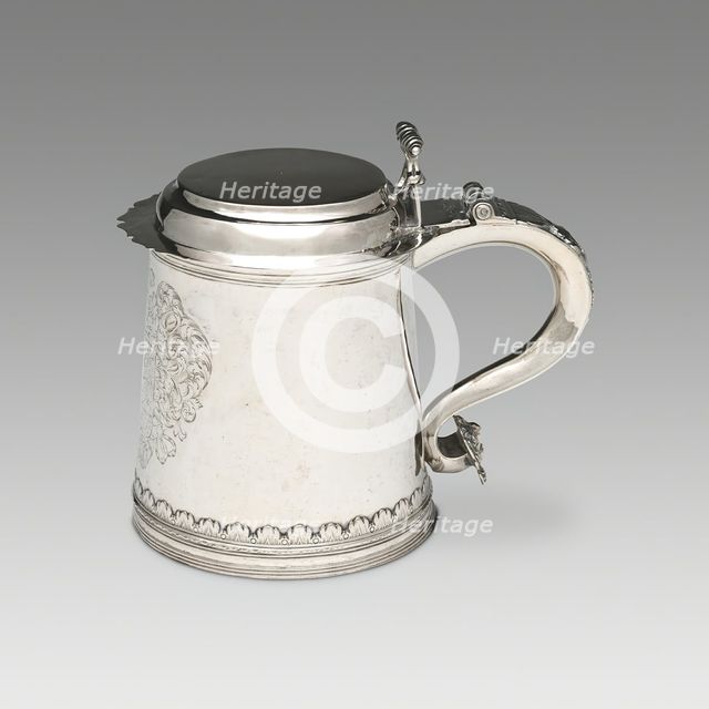 Tankard, 1700/20. Creator: Cornelius Kierstede.