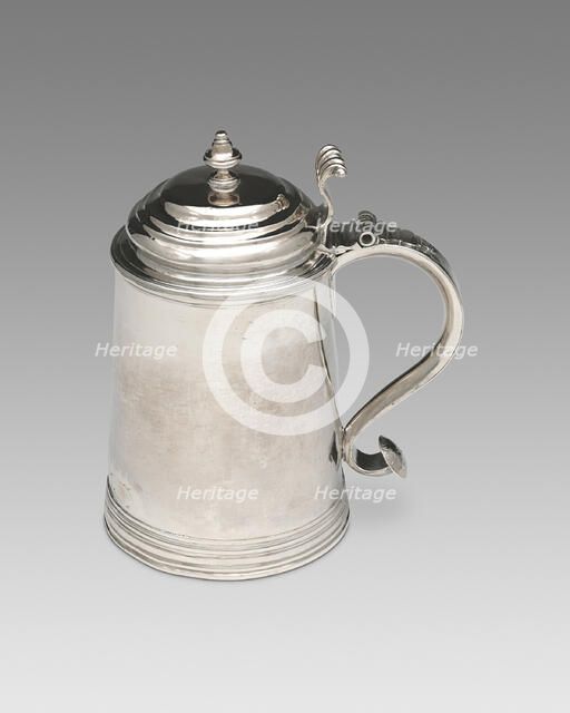 Tankard, 1740/74. Creator: William Hookey.