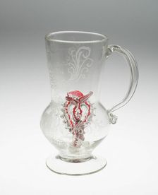 Tankard (Trick Glass), Bohemia, 1740/60. Creator: Unknown