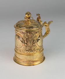 Tankard with Biblical Scenes, Passau, 1569. Creator: Unknown