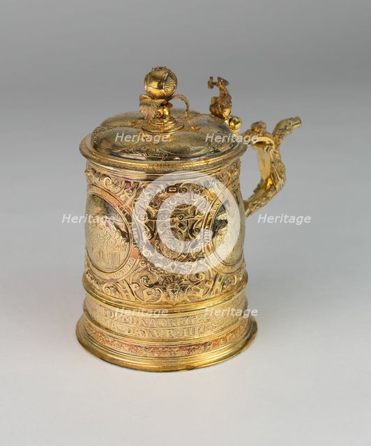 Tankard with Biblical Scenes, Passau, 1569. Creator: Unknown.