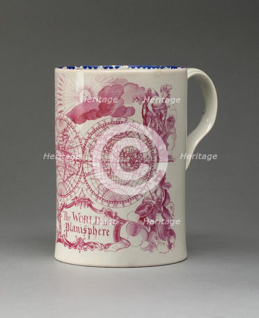 Tankard, Bristol, c. 1780. Creator: Unknown.