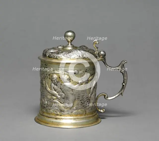 Tankard, c. 1680. Creator: Unknown.