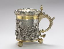 Tankard, c. 1680. Creator: Andreas Brachfeldt (Russian, born Latvia, active 1661-1697)