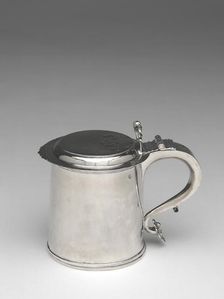 Tankard, c. 1705. Creator: Jeremiah Dummer