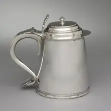 Tankard, c. 1710. Creator: Samuel Vernon (American, 1683-1737)