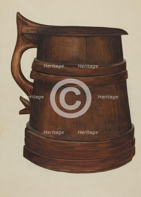 Tankard, c. 1938. Creator: Irving L. Biehn.
