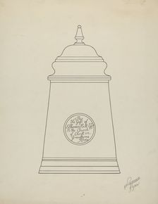 Tankard, c. 1939. Creator: Lawrence Flynn