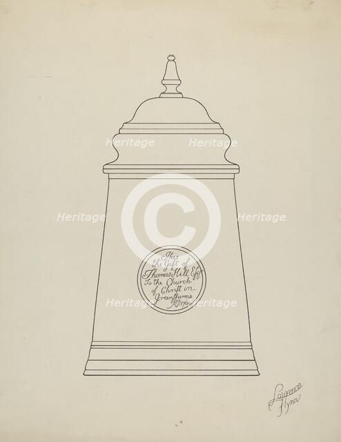 Tankard, c. 1939. Creator: Lawrence Flynn.