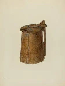 Tankard, c. 1940. Creator: Hester Duany