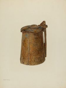 Tankard, c. 1940. Creator: Hester Duany