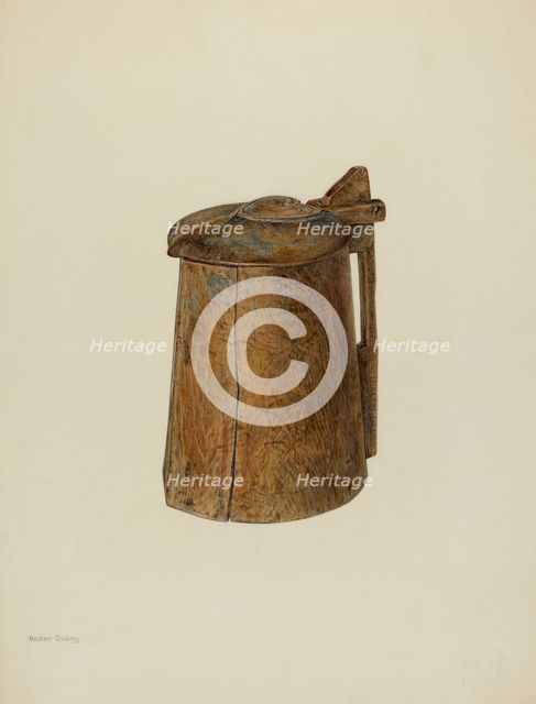 Tankard, c. 1940. Creator: Hester Duany.