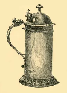 Tankard, early 17th century?, (1881). Creator: W Harbutt