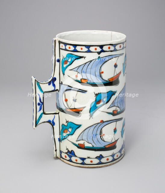 Tankard (Hanap) with Ships, Late 16th century. Creator: Unknown.