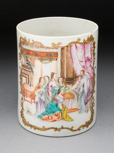 Tankard, Jingdezhen, 1750/75. Creator: Jingdezhen Porcelain