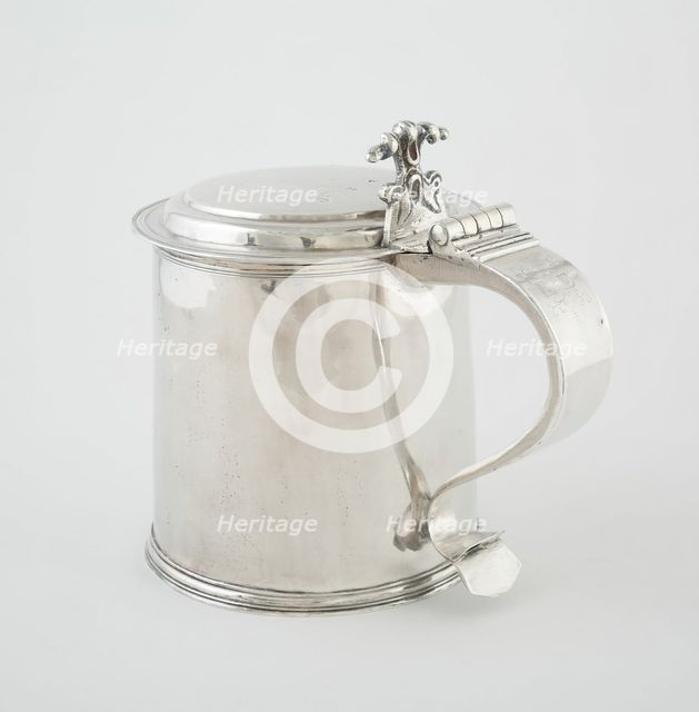 Tankard, London, 1680/81. Creator: Unknown.