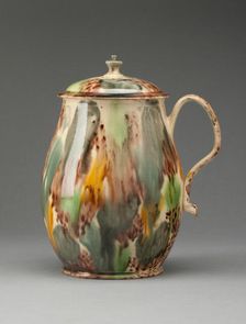 Tankard, Staffordshire, 1760/70. Creator: Staffordshire Potteries