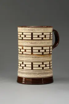Tankard, Staffordshire, 1760/1800. Creator: Staffordshire Potteries
