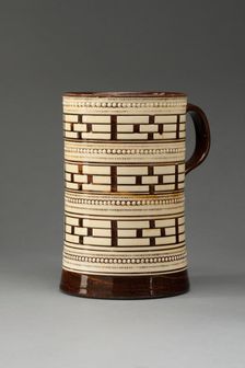 Tankard, Staffordshire, 1760/1800. Creator: Staffordshire Potteries