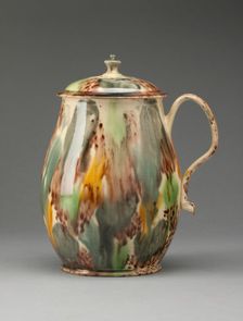 Tankard, Staffordshire, 1760/70. Creator: Staffordshire Potteries