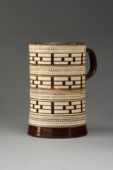 Tankard, Staffordshire, 1760/1800. Creator: Staffordshire Potteries