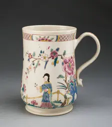 Tankard, Staffordshire, c. 1760. Creator: Staffordshire Potteries