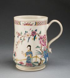 Tankard, Staffordshire, c. 1760. Creator: Staffordshire Potteries