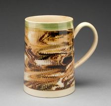 Tankard, Staffordshire, c. 1810. Creator: Staffordshire Potteries