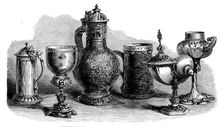 Tankards, goblets, and cups, Art Loan Collection, South Kensington Museum, 1871. Creator: Unknown
