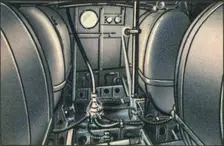 Tanks on board the Dornier Wal flying boat, 1920s, (1932). Creator: Unknown