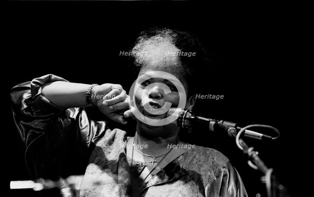 Tania Maria, Fairfield Halls, Croydon, Surrey, July 1987. Artist: Brian O'Connor.
