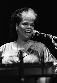 Tania Maria, Fairfield Halls, Croydon, Surrey, July 1987. Artist: Brian O'Connor