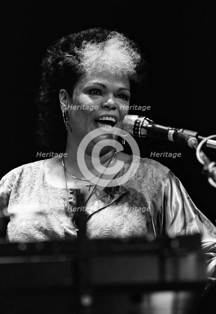 Tania Maria, Fairfield Halls, Croydon, Surrey, July 1987. Artist: Brian O'Connor.