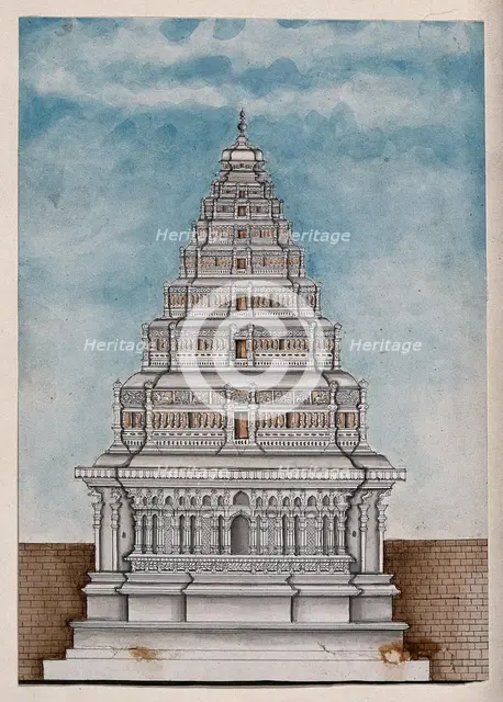 Tanjore: arsenal near the palace, (between 1800 and 1899?). Creator: Unknown.