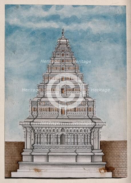 Tanjore: arsenal near the palace, (between 1800 and 1899?). Creator: Unknown.