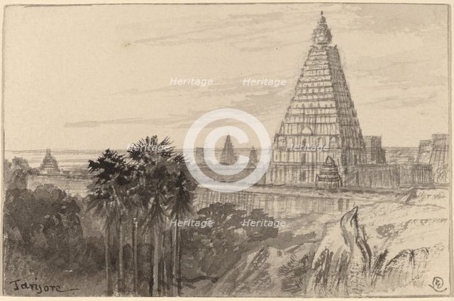 Tanjore, India, 1884/1885. Creator: Edward Lear.