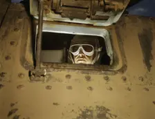 Tank driver, Ft. Knox, Ky., 1942. Creator: Alfred T Palmer