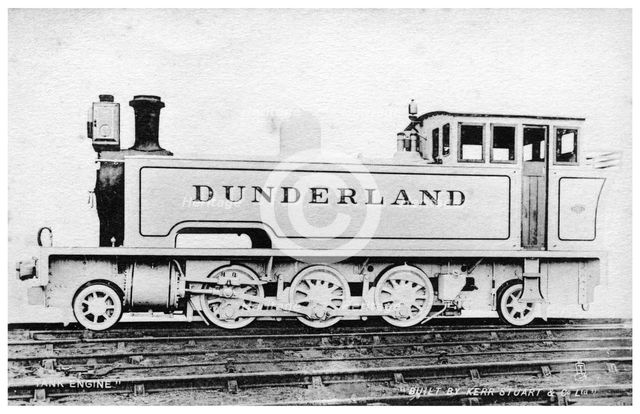 Tank engine, steam locomotive built by Kerr, Stuart and Co, early 20th century.Artist: Raphael Tuck