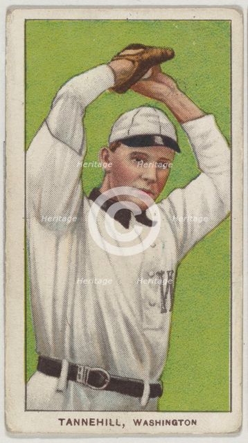 Tannehill, Washington, American League, from the White Border series (T206) for the Ame..., 1909-11. Creator: American Tobacco Company.