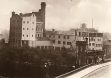 Tanner's Moat from Lendal Bridge, Rowntree Cocoa Works, York, Yorkshire, 1904