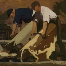 Tanners, 1908. Creator: Juho Rissanen