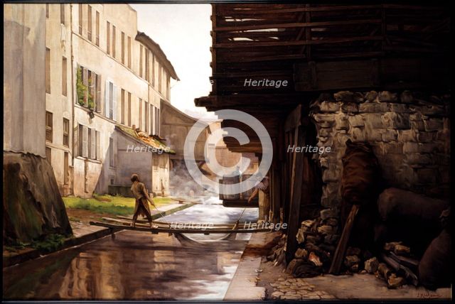 Tannery on the Bievre, c1892. Creator: Unknown.